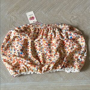 Entro Multicolor Leopard Patterned Tube Top